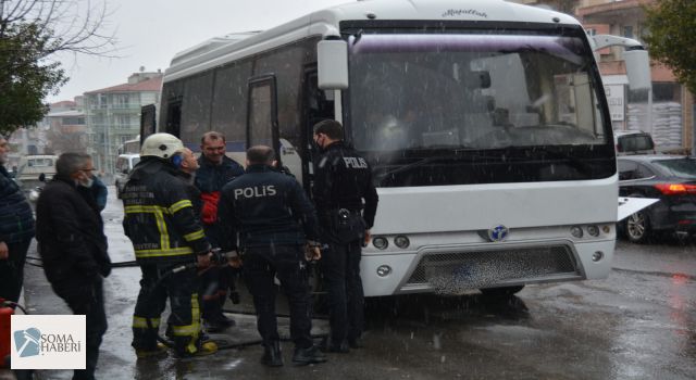 Servis Otobüsü Az Daha Yanıyordu