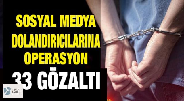 İnternet Üzerinden Sosyal Medya Dolandırıcılara Operasyon