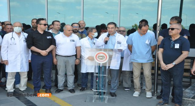 Soma'da Devlet Hastanesinde Saygı Duruşu