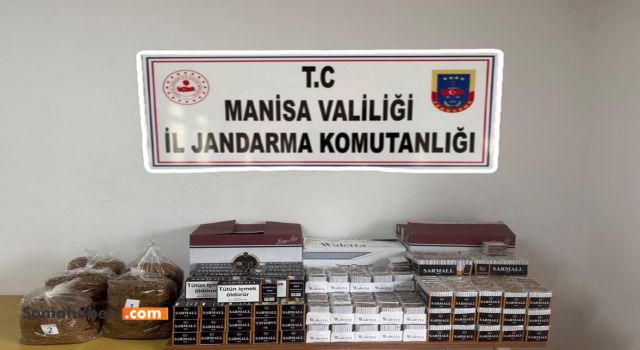 Manisa Gördes'te Kaçak Tütün Operasyonu: Binlerce Makaron ve Tütün Ele Geçirildi