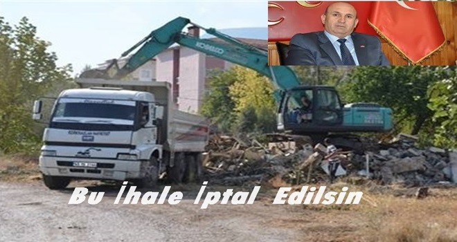 Bu İhale İptal Edilsin.