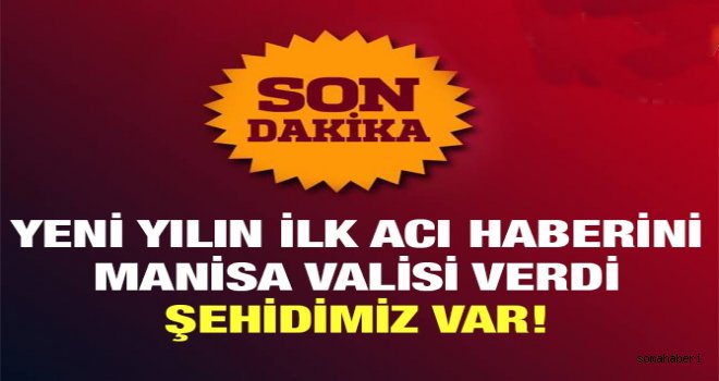 2016 Acı Haberi Bir Şehidimiz Var