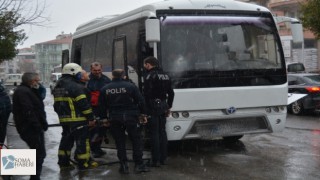 Servis Otobüsü Az Daha Yanıyordu