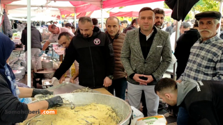 Soma Millet Bahçesi'nde Hamsi Festivali: 3 Ton Hamsi Dağıtıldı