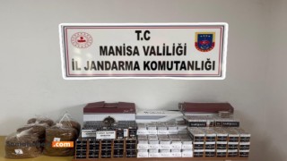 Manisa Gördes'te Kaçak Tütün Operasyonu: Binlerce Makaron ve Tütün Ele Geçirildi