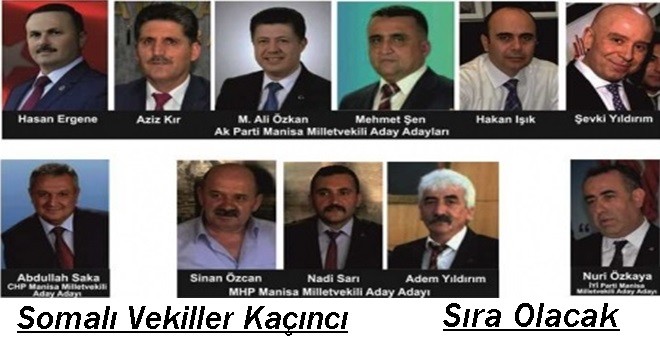 Somalı Vekiller Kaçıncı Sıra Olacak