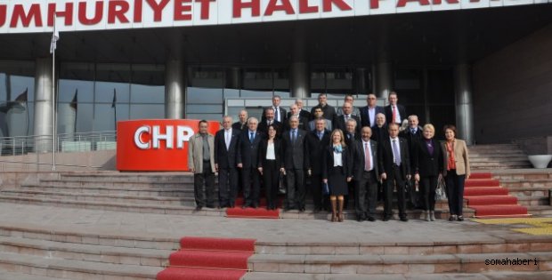 CHP Millet Vekilleri Aday Adayları Genel Başkan Kılıçtaroğlunu Ziyaret etti