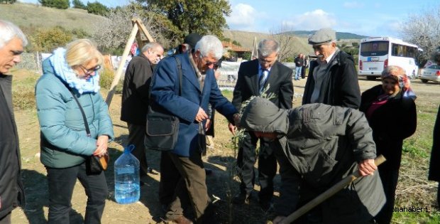 Emekli Öğretmenler Öğretmenler Gününü Yırcada Ağaç dikerek kutladı