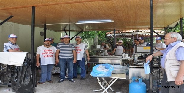 Maden İş Sendikası Lokma Döktürdü