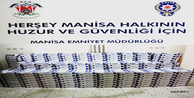 Manisa Emniyet Müdürlüğü Kaçakçılara Göz Açtırmıyor