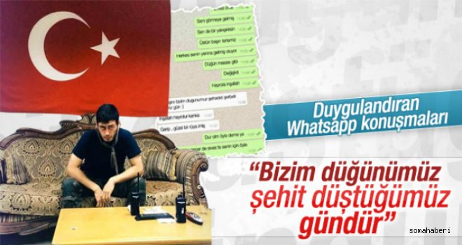 Şehit Özel Harekatçı'nın duygulandıran mesajı