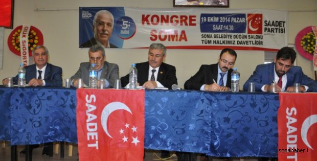 Soma Saadet Partisi 5. Olağan Genel Kurulu Yapıldı.