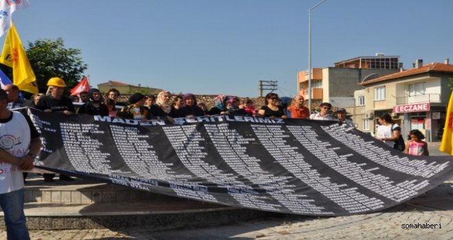 Soma Şehit Aileleri Akhisar'da Mahkemeye Katıldılar