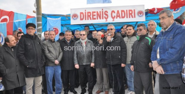 Tes İş Sendikası Direniş Çadırıda birkez daha Özeleştirmeye hayır dedi